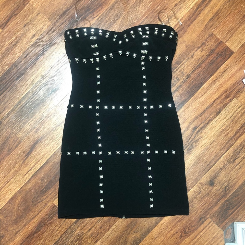 Small black studded dress
